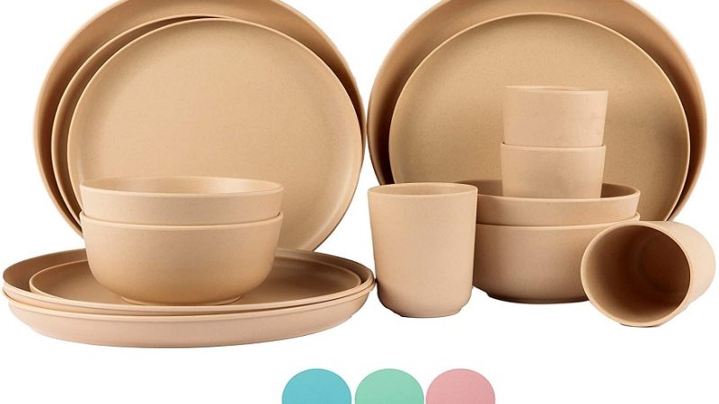 Bamboo table ware collections in the caravan gifts