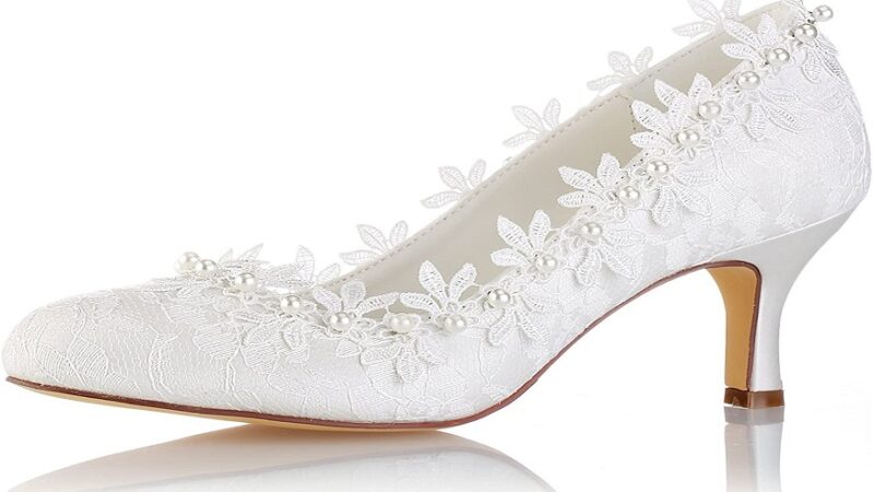 Kitten Heel Wedding Shoes